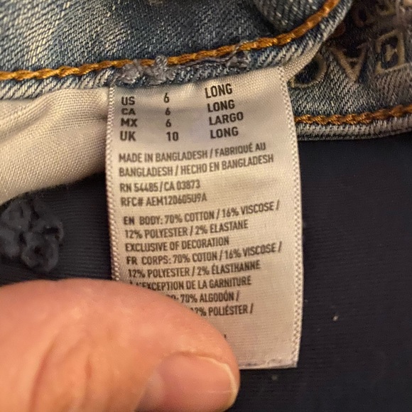 American Eagle Jeans 6Long - Picture 4 of 4